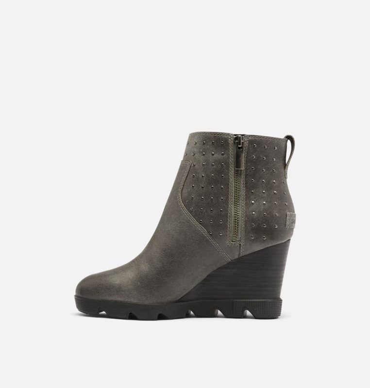 Sorel Dam Wedges Mörk Grå - Joan Uptown™ Stud Bootie - DUK-873590